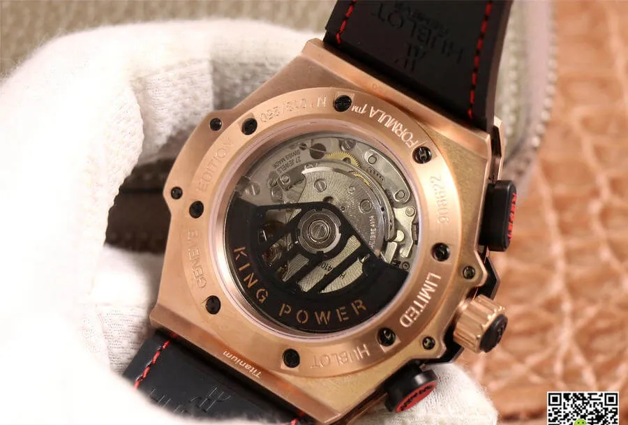 Hublot King Power 703.ZM.1123.NR.FMO10 V6 Factory 1:1 Best Edition Replica Watch Leather Strap